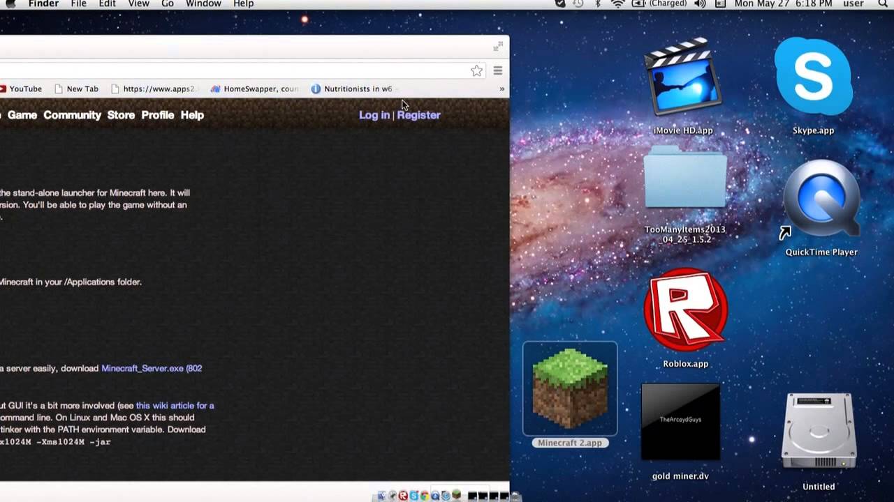 Minecraft for mac instal free